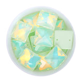 Light Azore AM Square Shape High Quality Glass Sew-on Rhinestones WholesaleRhinestone